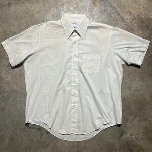 Vintage 60s Arrow Burma Yellow Short Sleeve Shirt